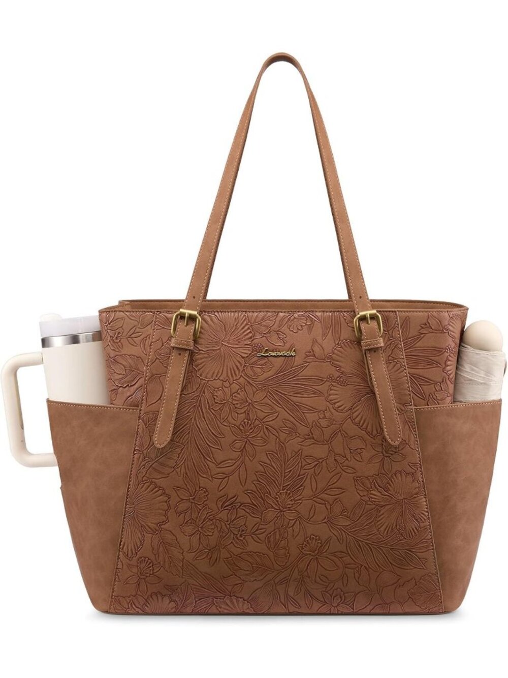 Women Women white LeatheLeather Work Computer Briefcase Laptop Tote Shoulder Bag